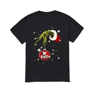 Grinch Hand Holding Ornament Be Kind T-Shirt